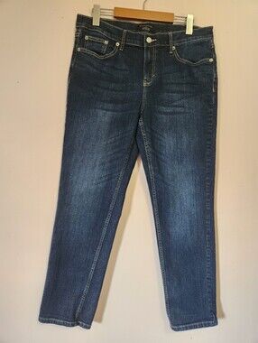 Banana Republic Dark Wash Authentic Girlfriend Jeans Size 30/10 EUC